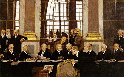 Die Unterzeichnung des Versailler Vertrags (1919)